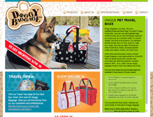 Tablet Screenshot of doggybaggage.com
